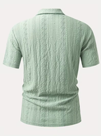 Polo homme motifs texturés