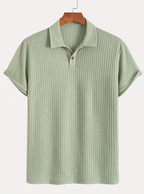 Polo homme texturé