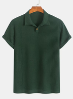 Polo homme texturé