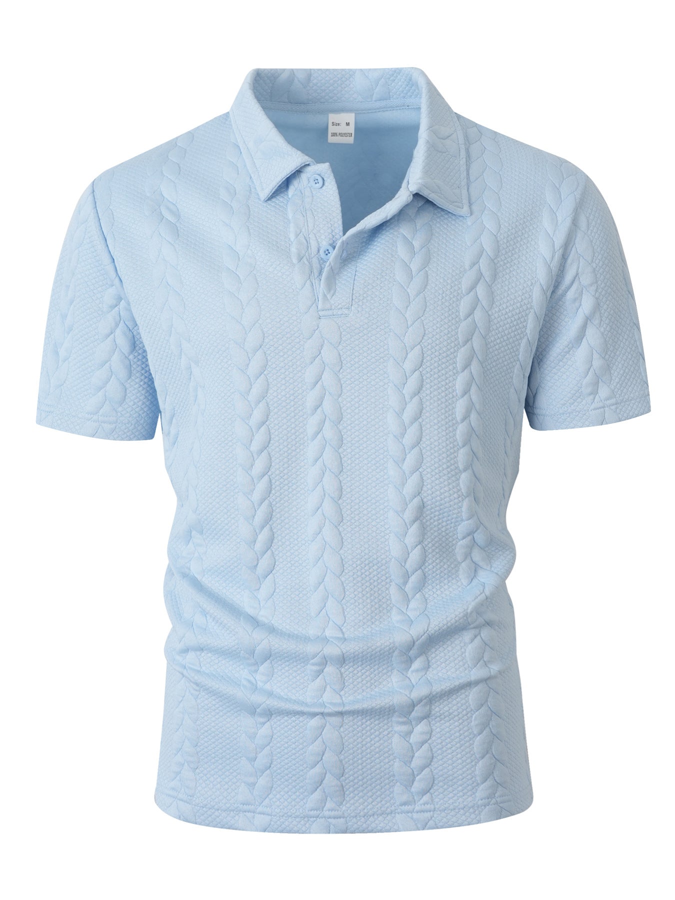 Polo homme torsadé
