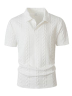 Polo homme torsadé