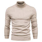 Pull à col roulé pour homme avec un col roulé