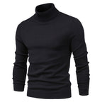 Pull à col roulé pour homme avec un col roulé