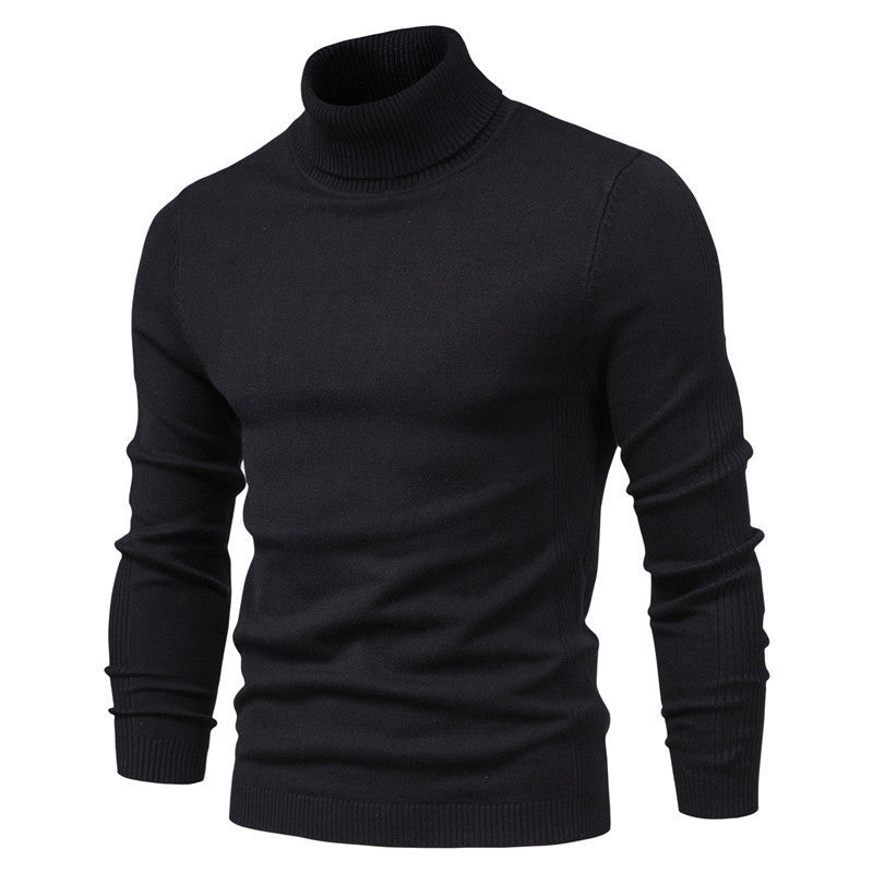 Pull à col roulé pour homme avec un col roulé