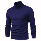 Pull à col roulé pour homme avec un col roulé