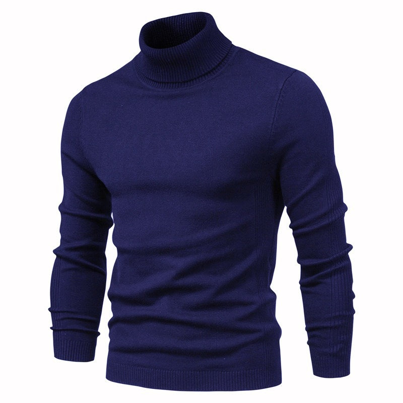 Pull à col roulé pour homme avec un col roulé