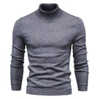 Pull à col roulé pour homme avec un col roulé
