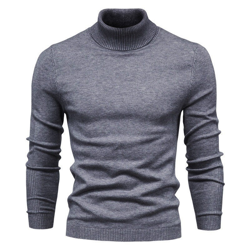 Pull à col roulé pour homme avec un col roulé