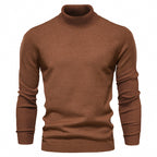 Pull à col roulé pour homme avec un col roulé