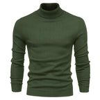 Pull à col roulé pour homme avec un col roulé