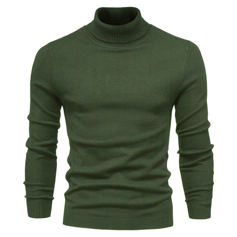 Pull à col roulé pour homme avec un col roulé