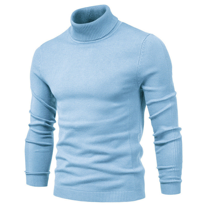 Pull à col roulé pour homme avec un col roulé