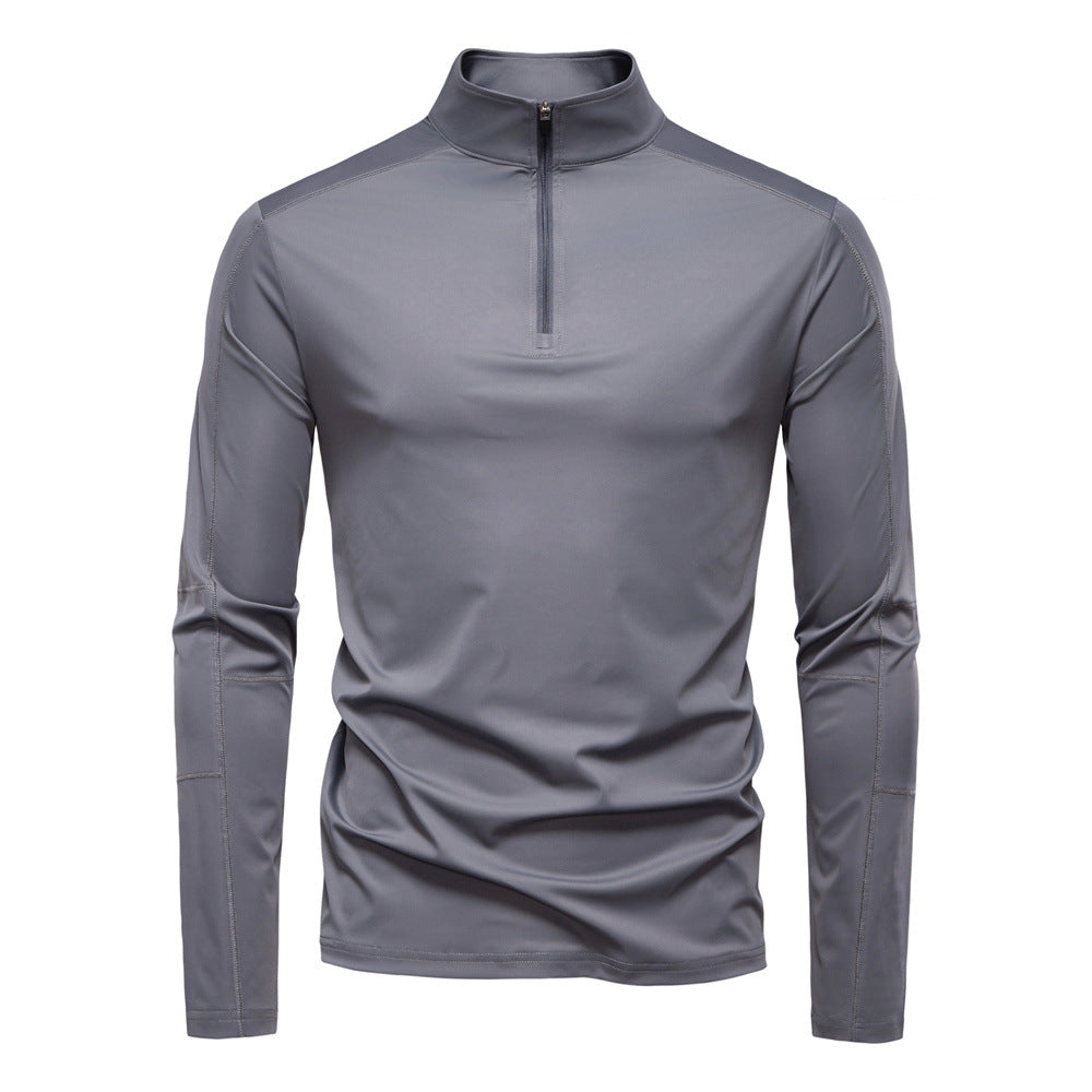 Pull Homme à Col Cheminée Zippé