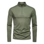 Pull Homme à Col Cheminée Zippé