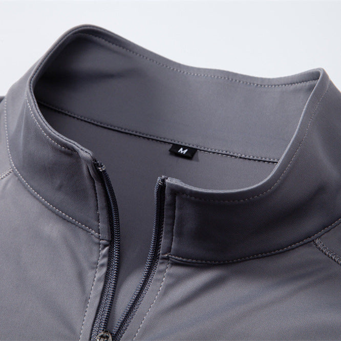Pull Homme à Col Cheminée Zippé