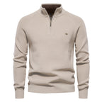 Pull homme à col montant