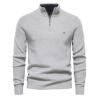 Pull homme à col montant