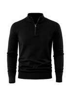 Pull homme à col montant zippé