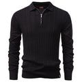 Pull Homme à Col Polo Zippé