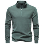 Pull Homme à Col Zippé