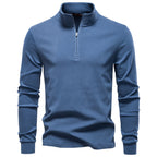 Pull Homme à Col Zippé