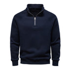 Pull Homme à Fermeture zippée partielle