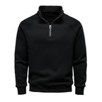 Pull Homme à Fermeture zippée partielle