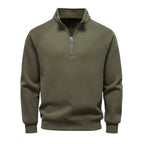 Pull Homme à Fermeture zippée partielle