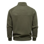 Pull Homme à Fermeture zippée partielle