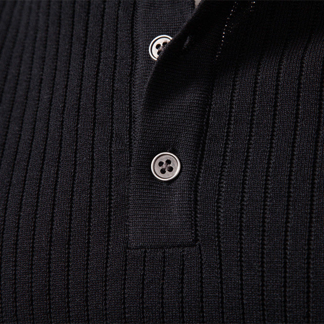 Pull Homme à Motif côtelé vertical