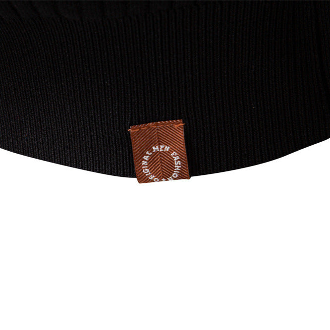 Pull Homme à Motif côtelé vertical