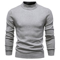 Pull homme ajusté col montant
