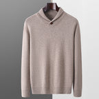 Pull homme Bouton au col
