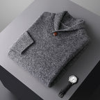Pull homme Bouton au col