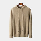 Pull homme capuche maille