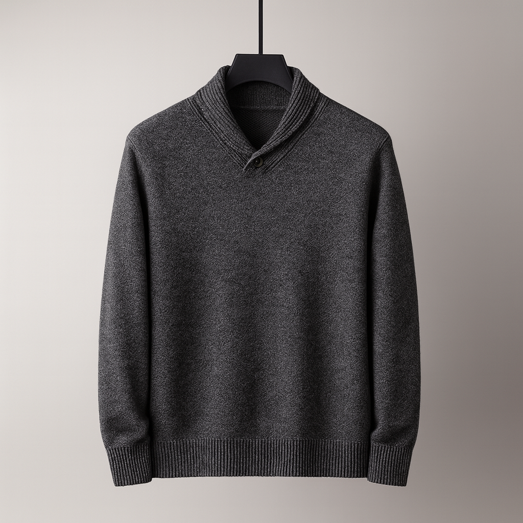 Pull homme col châle
