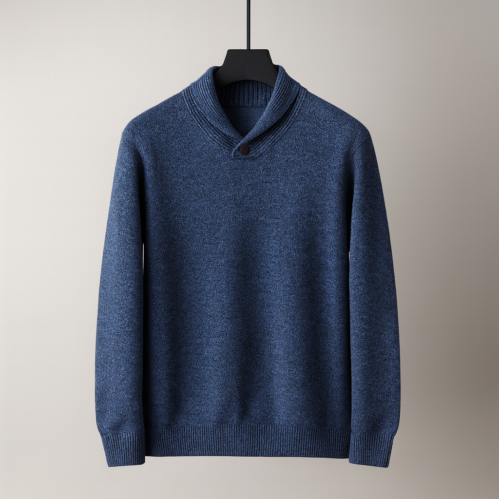 Pull homme col châle