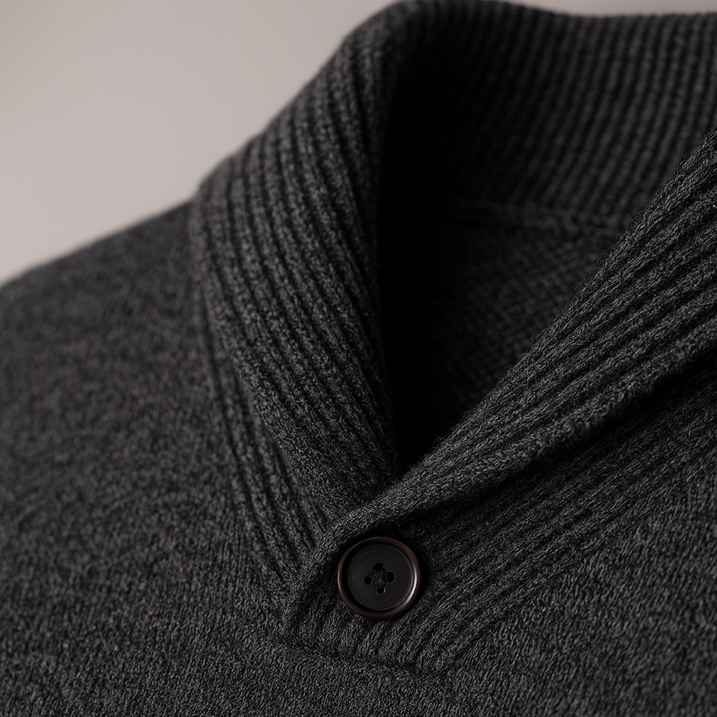 Pull homme col châle