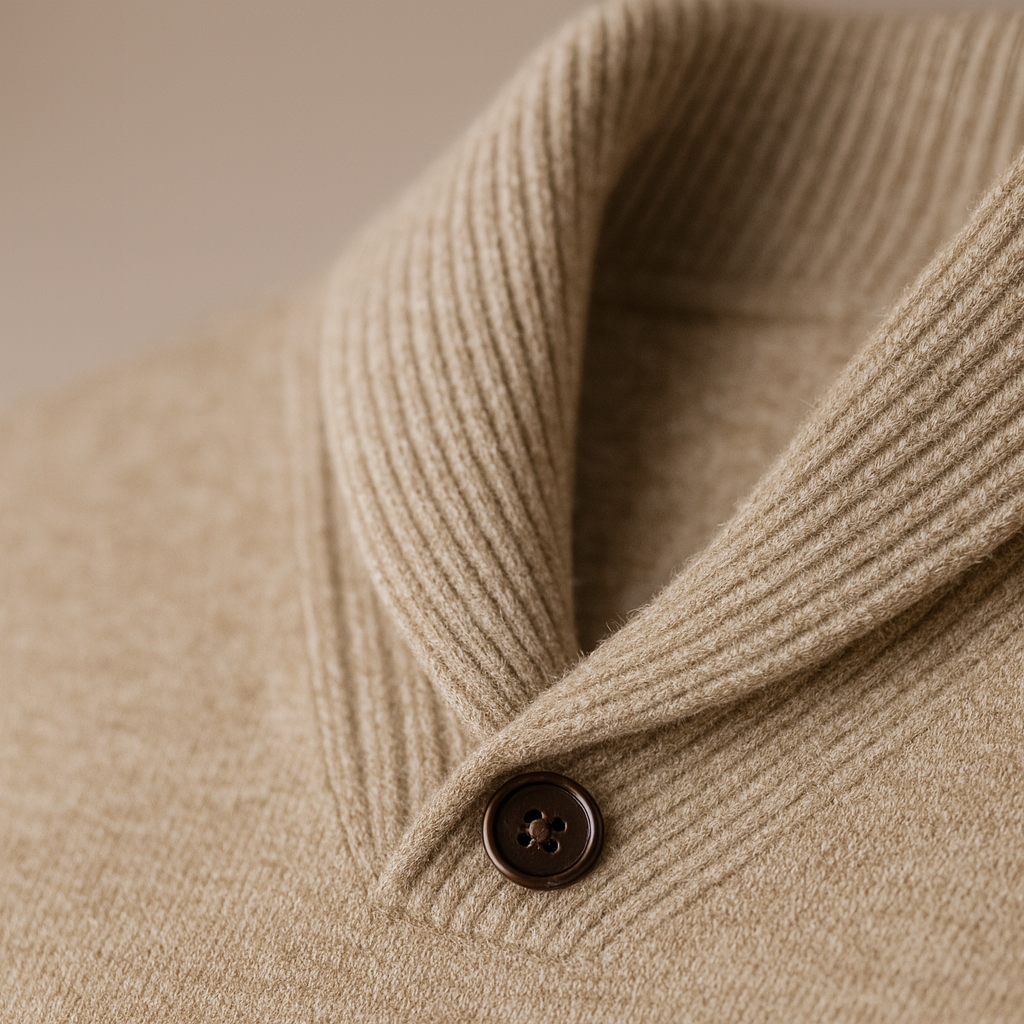 Pull homme col châle