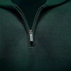 Pull homme col montant demi-zip