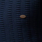 Pull homme col montant texturé