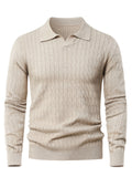Pull homme col polo