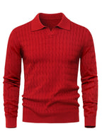 Pull homme col polo