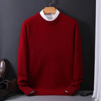 Pull homme col rond classique