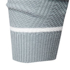 Pull homme col rond rayé