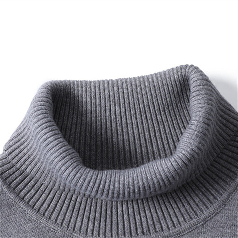 Pull homme col roulé