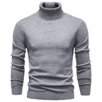 Pull homme col roulé