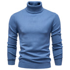 Pull homme col roulé