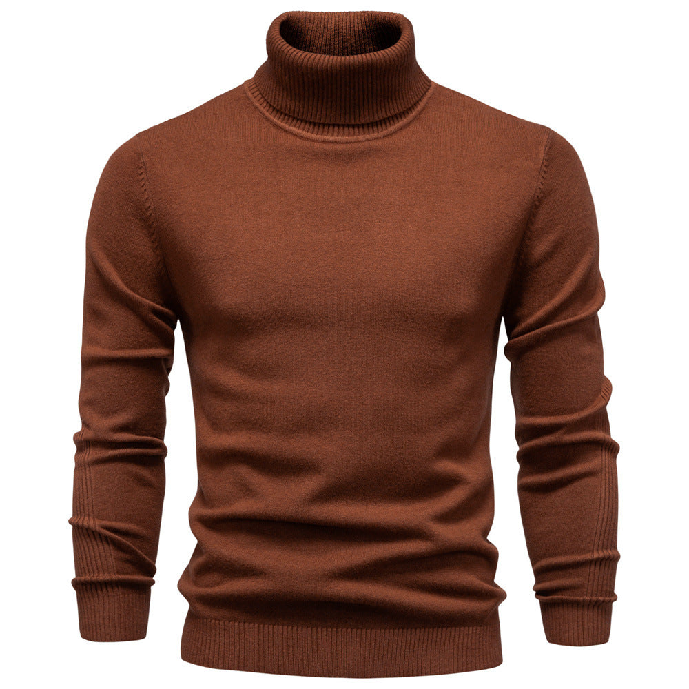 Pull homme col roulé