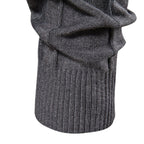 Pull homme col roulé côtelé